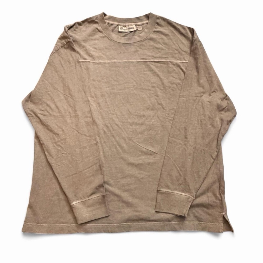 No Boundaries Brown Oversized Long Sleeve T-Shirt Size Large Skate Streetwear